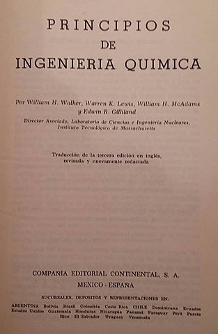 PRINIPIOS DE INGENIERIA QUIMICA.