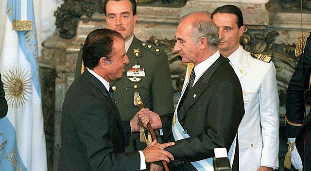 FIN DEL GOBIERNO DE MENEM