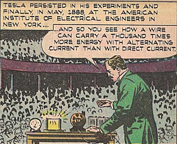 The talk about alternating current.