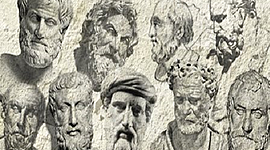 Timeline: FILOSOFÍA ANTIGUA: Se origina en el esplendor del mundo grecorromano. Aparece formalmente en la Grecia de siglo IV a.C. y se extienden hasta la decadencia del Imperio Romano en el siglo IV de nuestra era.