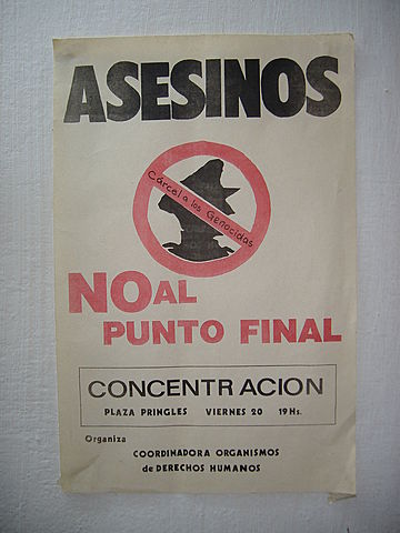 SANCION DE LA LEY PUNTO FINAL