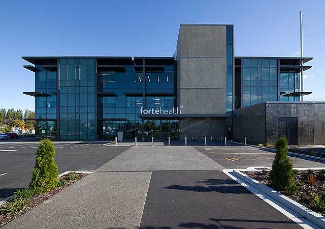 Forté Health: The purpose of this building is to provide private health care after the Christchurch earthquakes