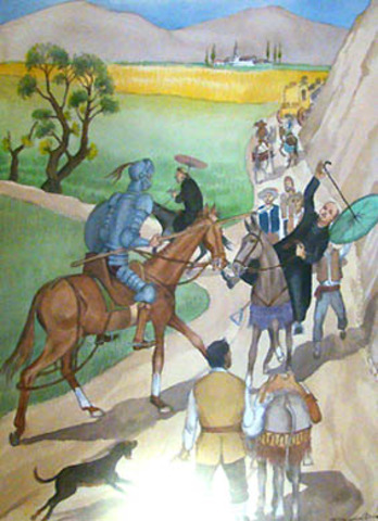 Don quijote y los frailes