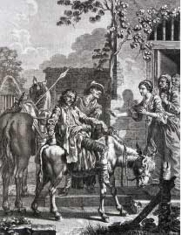 Don quijote regresa a la villa