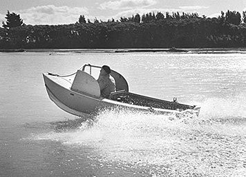 Hamilton Waterjet Jetboat and Propulsion unit - Purpose: design and build a boat capable of carrying people up the swift flowing rivers of the Mackenzie country