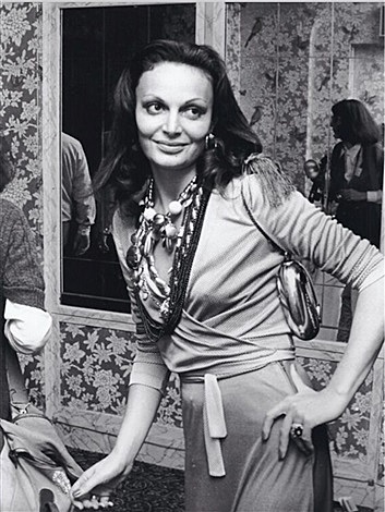 Diane Van Furstenberg y su vestido Wrap dress