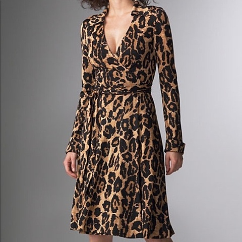 Diane Van Furstenberg y su vestido Wrap dress