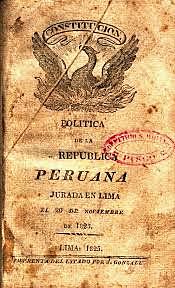 Primera Constitución del Perú