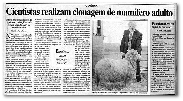 Clonagem da primeira ovelha