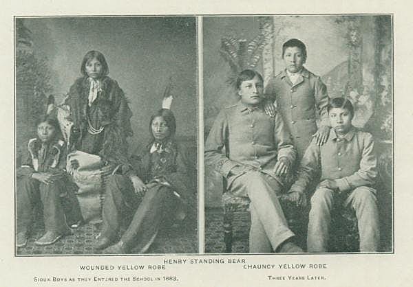 Students first arrived