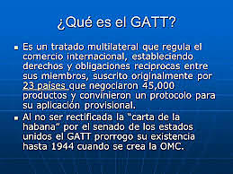 Creación del GATT