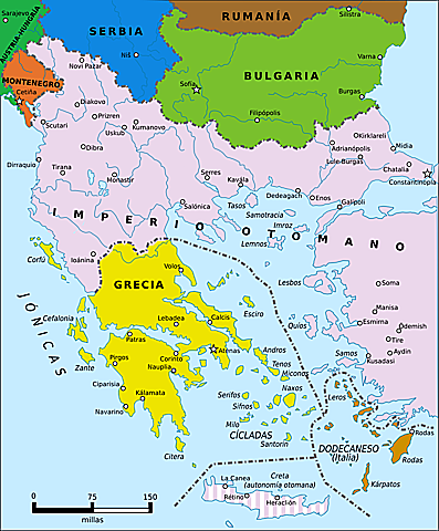 Toma de la región balcánica