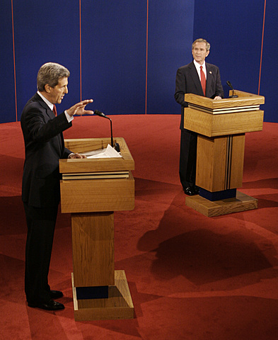 George W. Bush ganó contra John Kerry