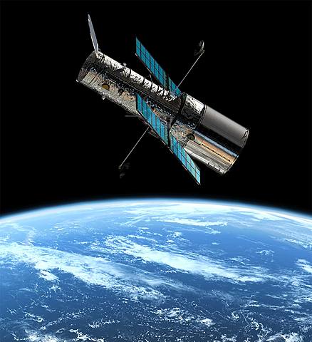 El telescopio Hubble lanzó al espacia