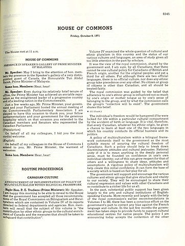 Multiculturalism Policy