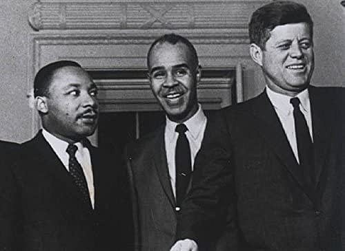 Thanks to presidential candidate John Fitgerald Kennedy, Martin achieved equal access to libraries, dining rooms and parking lots for people of color.