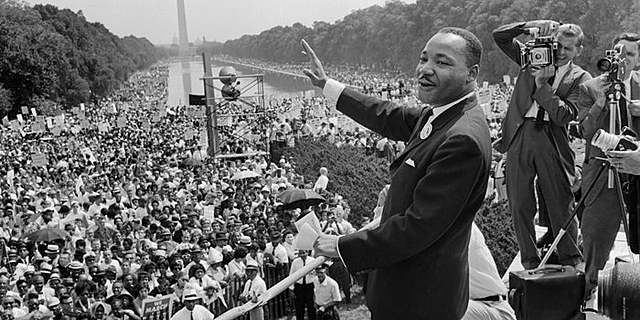 Delivered the most famous and moving of his splendid speeches. “I have a dream”.
