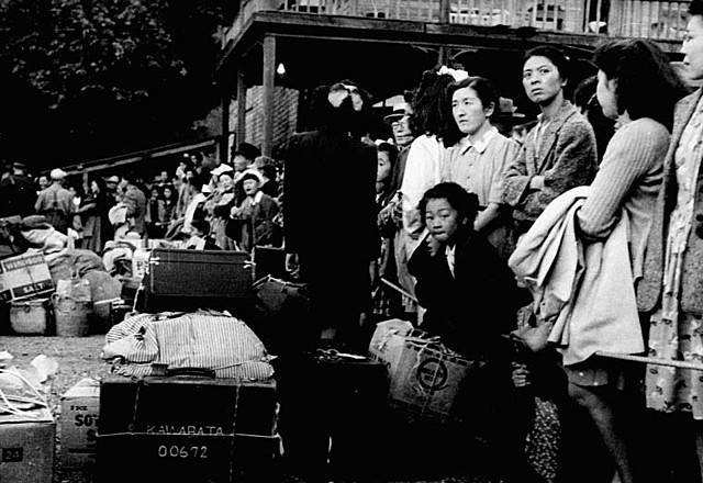 Protest against kicking the Japanese out of the country because of the war.