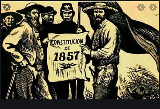 Promulgación de la Constitución de 1857