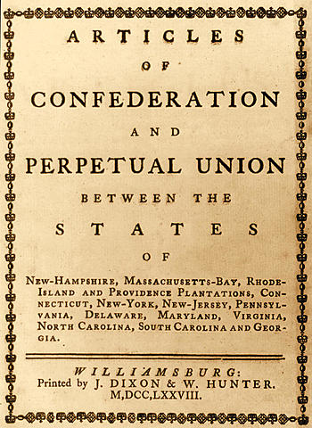 Articles of Confederation