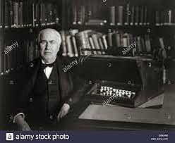 THOMAS EDISON PATENTA LA MAQUINA DE ESCRIBIR ELECTRICA