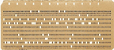 programacion  con tarjetas perforadas