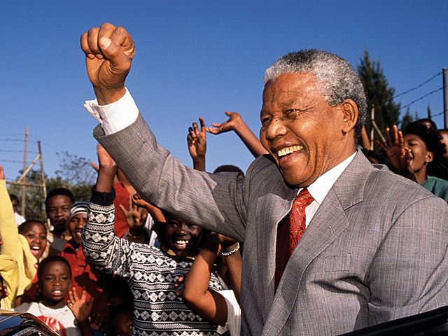 Nelson Mandela became president of South Africa