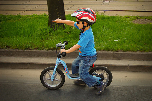 Quan vaig apendre a anar amb bicicleta.