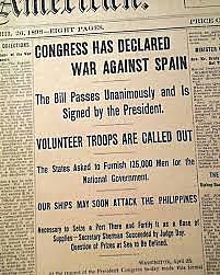 U.S. Declares War on Spain