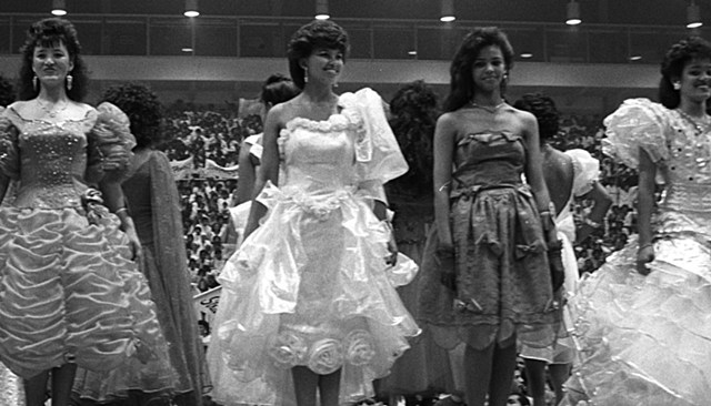 The first Spring Queen pageant is staged