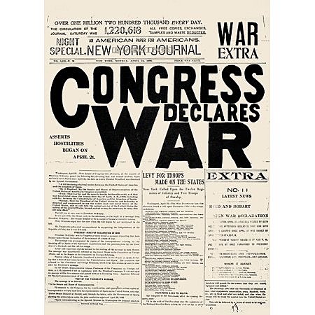 U.S. Declares War on Spain