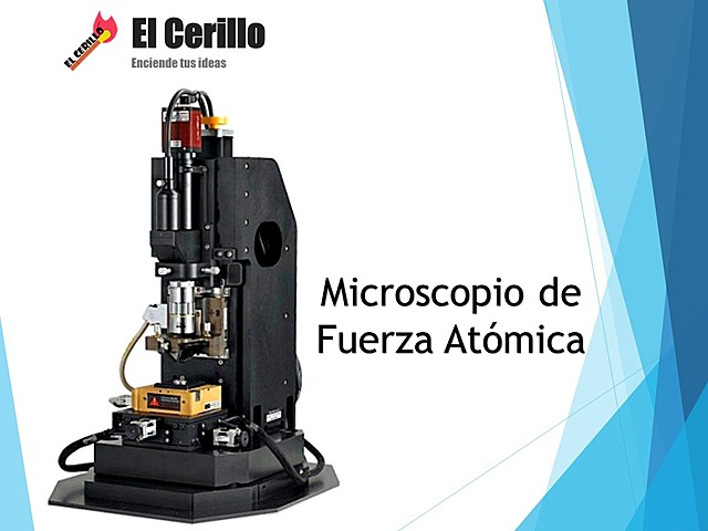 primer microscopio de fuerza atómica inventado por Gerd Binnig y H. Rohrer, Christoph Gerber y Calvin