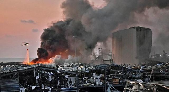Trágica explosión en Beirut, Líbano