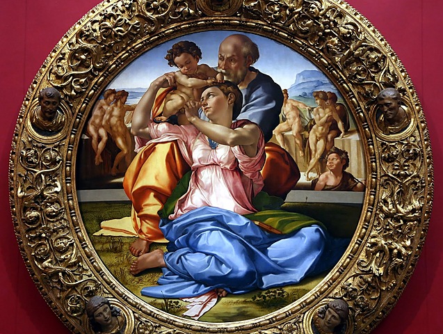 Sacra famiglia, Tondo Doni