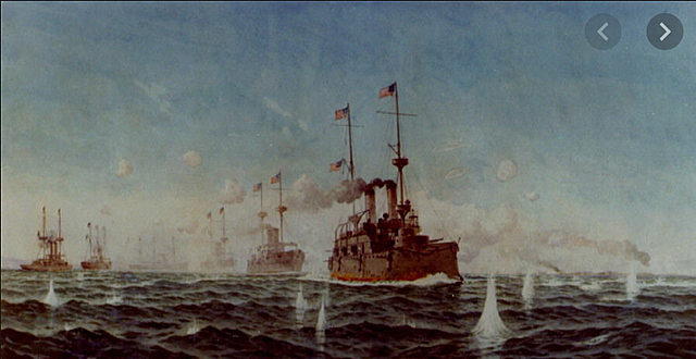 Battle of Manila Bay.