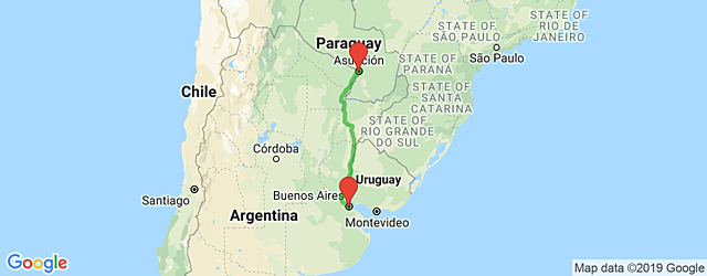 Residentes de Buenos Aires se trasladaron a Asunción