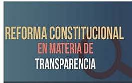 Promueven una reforma constitucional en materia de transparencia