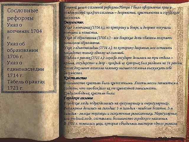 Указ о единонаследии