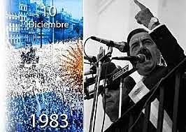 ASUNCION DEL PRESIDENTE ALFONSIN