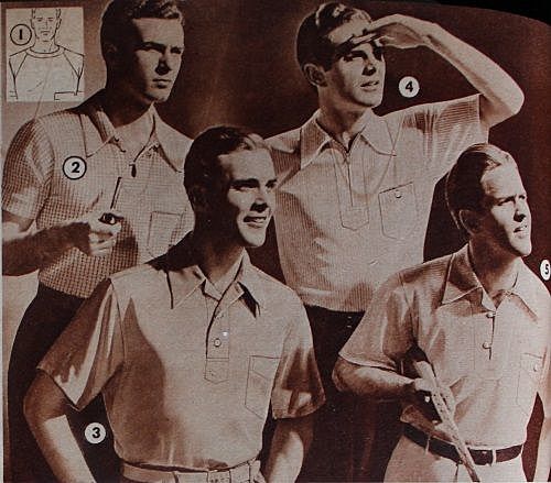 1930s : The Polo Shirt and The First T-Shirt