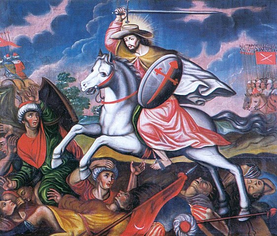 At the Battle of Clavijo