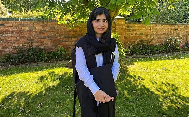 Malala graduated from Oxford