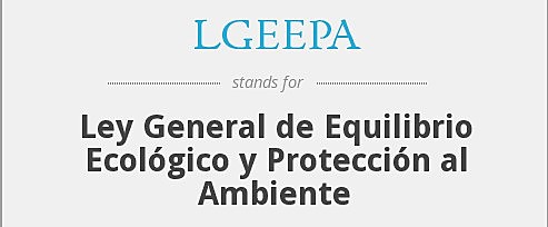 Se publica la Ley general del equilibrio ecológico y la protección al ambiente (LGEEPA)