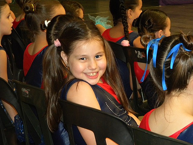 Empecé gimnasia artística y tuve una muetra