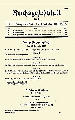 Leis Raciais de Nuremberg