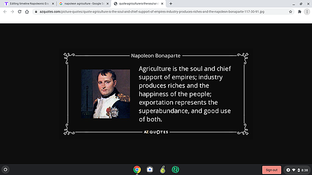 Promotion of Agriculture