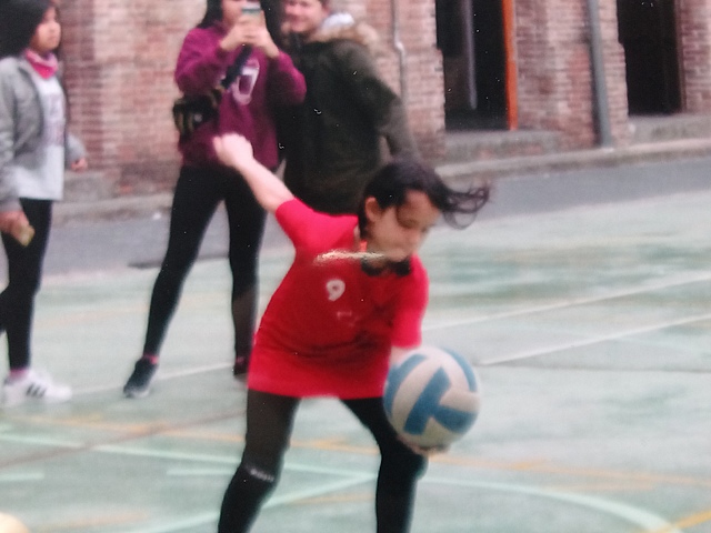 El meu primer partit de vòlei!