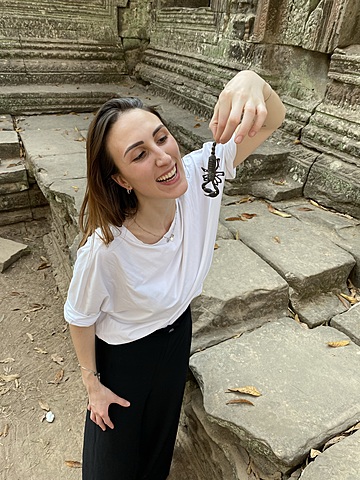 Toccare uno scorpione