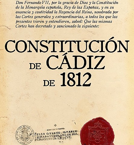 La constitución de Cádiz