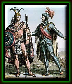 ENCUENTRO ENTRE HERNAN CORTES Y JERONIMMO DE AGUILAR